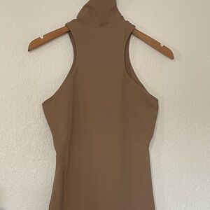 Susana Monaco Tan Sleeveless Tank Top